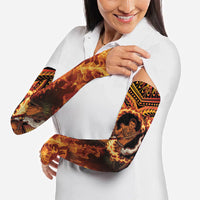 Samoa Siva Afi Dance Fireknife Arm Sleeves Samoan Tribal Motif Dancing in the Fire LT9 - Polynesian Pride