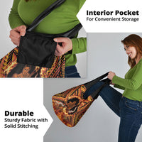 Samoa Siva Afi Dance Fireknife Grocery Bag Samoan Tribal Motif Dancing in the Fire LT9 - Polynesian Pride