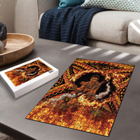 Samoa Siva Afi Dance Fireknife Puzzle Samoan Tribal Motif Dancing in the Fire LT9 - Polynesian Pride