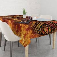 Samoa Siva Afi Dance Fireknife Tablecloth Samoan Tribal Motif Dancing in the Fire LT9 - Polynesian Pride