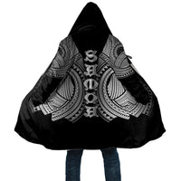 Samoan Ula Nifo Afi Tribal Cloak Polynesian Pattern LT9 Unisex Black - Polynesian Pride