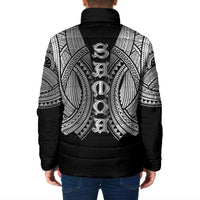 Samoan Ula Nifo Afi Tribal Padded Jacket Polynesian Pattern LT9 - Polynesian Pride