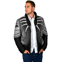 Samoan Ula Nifo Afi Tribal Padded Jacket Polynesian Pattern LT9 - Polynesian Pride