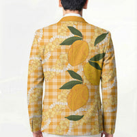 Alani Hawaiian Mango Palaka Blazer Aloha Hibiscus Pikake Lei LT9 - Polynesian Pride