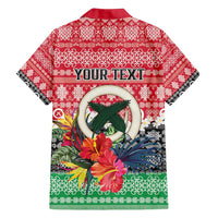 Personalised Vanuatu Joyeux Noel Family Matching Summer Maxi Dress and Hawaiian Shirt Proud To Be a Ni-Van Sand Drawing Art LT9 - Polynesian Pride