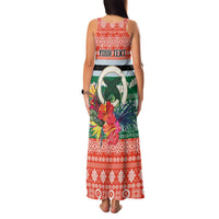 Personalised Penama Joyeux Noel Family Matching Tank Maxi Dress and Hawaiian Shirt Proud To Be a Ni-Van Sand Drawing Art LT9 - Polynesian Pride