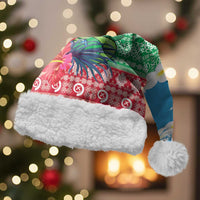 Personalised Sanma Joyeux Noel Christmas Santa Hat Proud To Be a Ni-Van Sand Drawing Art - Polynesian Pride