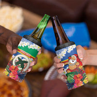 Personalised Tafea Joyeux Noel 4 in 1 Can Cooler Tumbler Proud To Be a Ni-Van Sand Drawing Art LT9 - Polynesian Pride