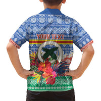 Personalised Tafea Joyeux Noel Kid Hawaiian Shirt Proud To Be a Ni-Van Sand Drawing Art - Polynesian Pride