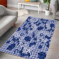 Mokihana Maile Ilima Leis Paniolo Palaka Area Rug Hawaiian Polu Spirit LT9 - Polynesian Pride