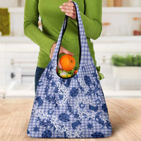 Mokihana Maile Ilima Leis Paniolo Palaka Grocery Bag Hawaiian Polu Spirit LT9 - Polynesian Pride