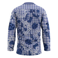 Mokihana Maile Ilima Leis Paniolo Palaka Hockey Jersey Hawaiian Polu Spirit LT9 - Polynesian Pride