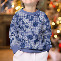 Mokihana Maile Ilima Leis Paniolo Palaka Kid Ugly Christmas Sweater Hawaiian Polu Spirit LT9 - Polynesian Pride