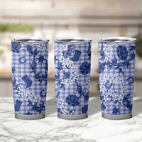 Mokihana Maile Ilima Leis Paniolo Palaka Tumbler Cup Hawaiian Polu Spirit LT9 - Polynesian Pride