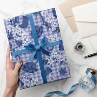 Mokihana Maile Ilima Leis Paniolo Palaka Wrapping Paper Hawaiian Polu Spirit LT9 - Polynesian Pride