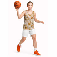Mokihana Maile Ilima Leis Paniolo Palaka Basketball Jersey Hawaiian Kula Spirit LT9 - Polynesian Pride