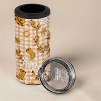 Mokihana Maile Ilima Leis Paniolo Palaka 4 in 1 Can Cooler Tumbler Hawaiian Kula Spirit LT9 - Polynesian Pride