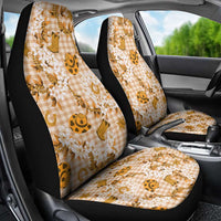 Mokihana Maile Ilima Leis Paniolo Palaka Car Seat Cover Hawaiian Kula Spirit LT9 - Polynesian Pride