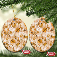 Mokihana Maile Ilima Leis Paniolo Palaka Ceramic Ornament Hawaiian Kula Spirit - Polynesian Pride