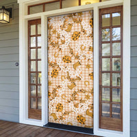 Mokihana Maile Ilima Leis Paniolo Palaka Door Cover Hawaiian Kula Spirit LT9 - Polynesian Pride