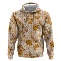 Mokihana Maile Ilima Leis Paniolo Palaka Hoodie Hawaiian Kula Spirit LT9 Pullover Hoodie Gold - Polynesian Pride