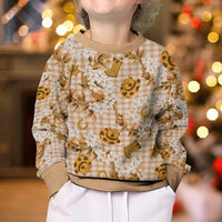Mokihana Maile Ilima Leis Paniolo Palaka Kid Ugly Christmas Sweater Hawaiian Kula Spirit LT9 - Polynesian Pride