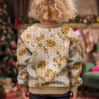 Mokihana Maile Ilima Leis Paniolo Palaka Kid Ugly Christmas Sweater Hawaiian Kula Spirit LT9 - Polynesian Pride