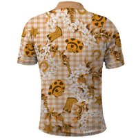 Mokihana Maile Ilima Leis Paniolo Palaka Polo Shirt Hawaiian Kula Spirit LT9 - Polynesian Pride