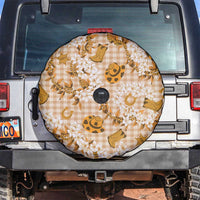 Mokihana Maile Ilima Leis Paniolo Palaka Spare Tire Cover Hawaiian Kula Spirit LT9 Gold - Polynesian Pride