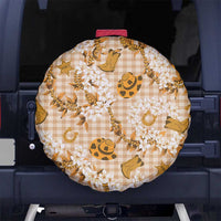 Mokihana Maile Ilima Leis Paniolo Palaka Spare Tire Cover Hawaiian Kula Spirit LT9 No hole Gold - Polynesian Pride