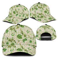 Mokihana Maile Ilima Leis Paniolo Palaka Classic Cap Hawaiian Omaomo Ala Spirit - Polynesian Pride