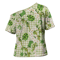 Mokihana Maile Ilima Leis Paniolo Palaka Cross Shoulder Shirt Hawaiian Omaomo Ala Spirit LT9 - Polynesian Pride