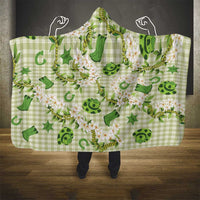 Mokihana Maile Ilima Leis Paniolo Palaka Hooded Blanket Hawaiian Omaomo Ala Spirit LT9 - Polynesian Pride