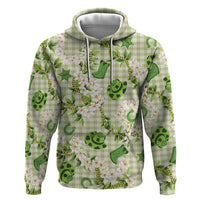 Mokihana Maile Ilima Leis Paniolo Palaka Hoodie Hawaiian Omaomo Ala Spirit LT9 Pullover Hoodie Green - Polynesian Pride