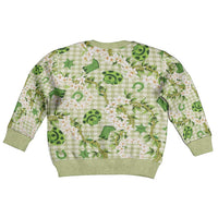 Mokihana Maile Ilima Leis Paniolo Palaka Kid Ugly Christmas Sweater Hawaiian Omaomo Ala Spirit LT9 - Polynesian Pride