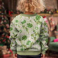 Mokihana Maile Ilima Leis Paniolo Palaka Kid Ugly Christmas Sweater Hawaiian Omaomo Ala Spirit LT9 - Polynesian Pride