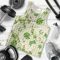 Mokihana Maile Ilima Leis Paniolo Palaka Men Tank Top Hawaiian Omaomo Ala Spirit LT9 - Polynesian Pride