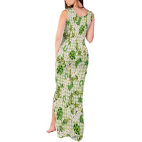 Mokihana Maile Ilima Leis Paniolo Palaka Tank Maxi Dress Hawaiian Omaomo Ala Spirit LT9 - Polynesian Pride