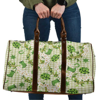 Mokihana Maile Ilima Leis Paniolo Palaka Travel Bag Hawaiian Omaomo Ala Spirit LT9 Green - Polynesian Pride