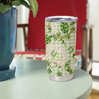 Mokihana Maile Ilima Leis Paniolo Palaka Tumbler Cup Hawaiian Omaomo Ala Spirit LT9 - Polynesian Pride