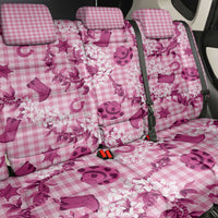 Mokihana Maile Ilima Leis Paniolo Palaka Back Car Seat Cover Hawaiian Omaomo Ulaula Spirit LT9 - Polynesian Pride