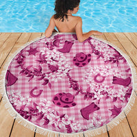 Mokihana Maile Ilima Leis Paniolo Palaka Beach Blanket Hawaiian Omaomo Ulaula Spirit LT9 - Polynesian Pride