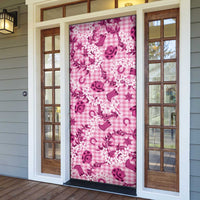 Mokihana Maile Ilima Leis Paniolo Palaka Door Cover Hawaiian Omaomo Ulaula Spirit LT9 - Polynesian Pride