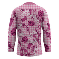 Mokihana Maile Ilima Leis Paniolo Palaka Hockey Jersey Hawaiian Omaomo Ulaula Spirit LT9 - Polynesian Pride