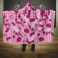 Mokihana Maile Ilima Leis Paniolo Palaka Hooded Blanket Hawaiian Omaomo Ulaula Spirit LT9 - Polynesian Pride