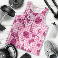 Mokihana Maile Ilima Leis Paniolo Palaka Men Tank Top Hawaiian Omaomo Ulaula Spirit LT9 - Polynesian Pride