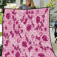 Mokihana Maile Ilima Leis Paniolo Palaka Quilt Hawaiian Omaomo Ulaula Spirit LT9 Pink - Polynesian Pride