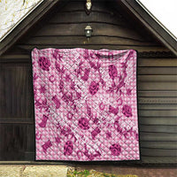 Mokihana Maile Ilima Leis Paniolo Palaka Quilt Hawaiian Omaomo Ulaula Spirit LT9 - Polynesian Pride