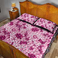 Mokihana Maile Ilima Leis Paniolo Palaka Quilt Bed Set Hawaiian Omaomo Ulaula Spirit LT9 - Polynesian Pride