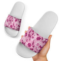 Mokihana Maile Ilima Leis Paniolo Palaka Slide Sandals Hawaiian Omaomo Ulaula Spirit LT9 - Polynesian Pride